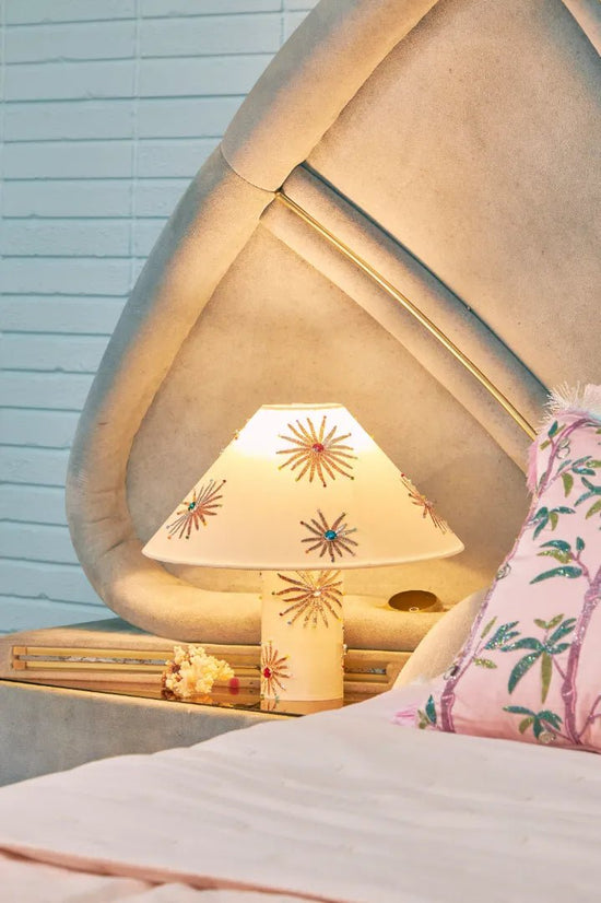 Callie Cone Lamp in White - Oceanus Swimwear